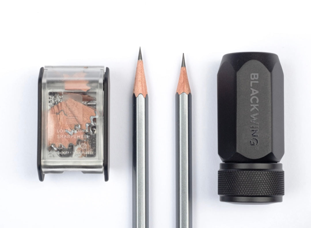Blackwing Two-Step Long Point Sharpener-White
