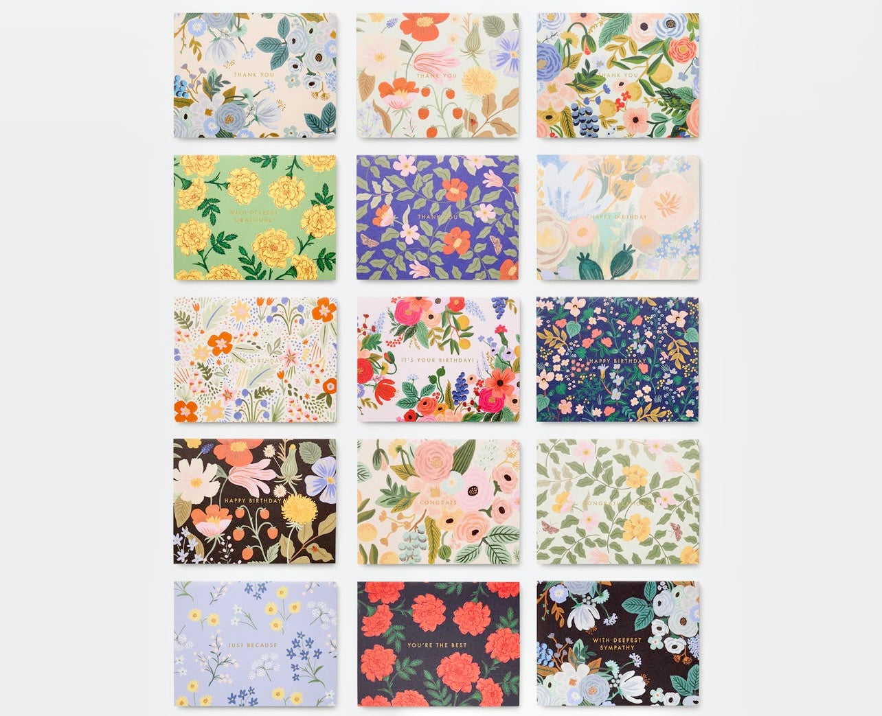 Rifle Mixed Floral Boxed Cards