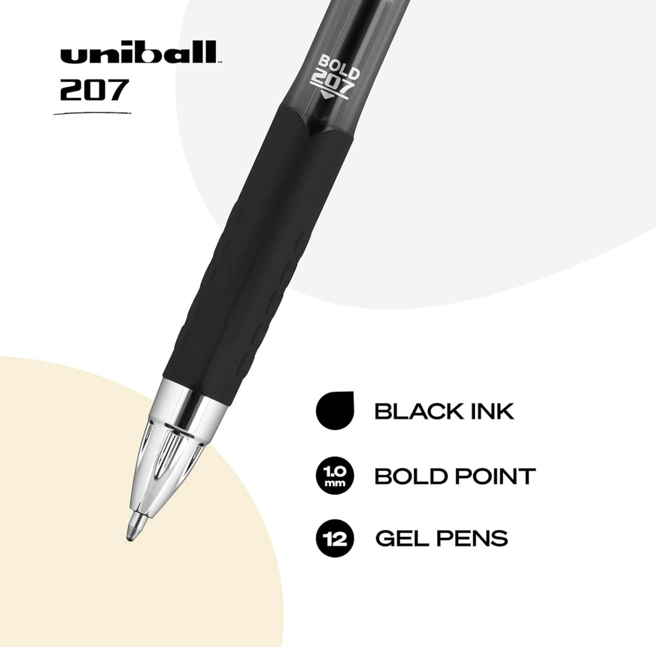 Uniball 207 Bold Black