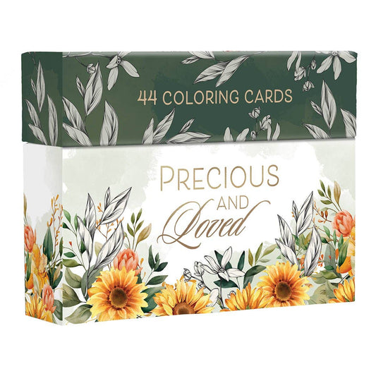 Coloring Cards Precious and Loved