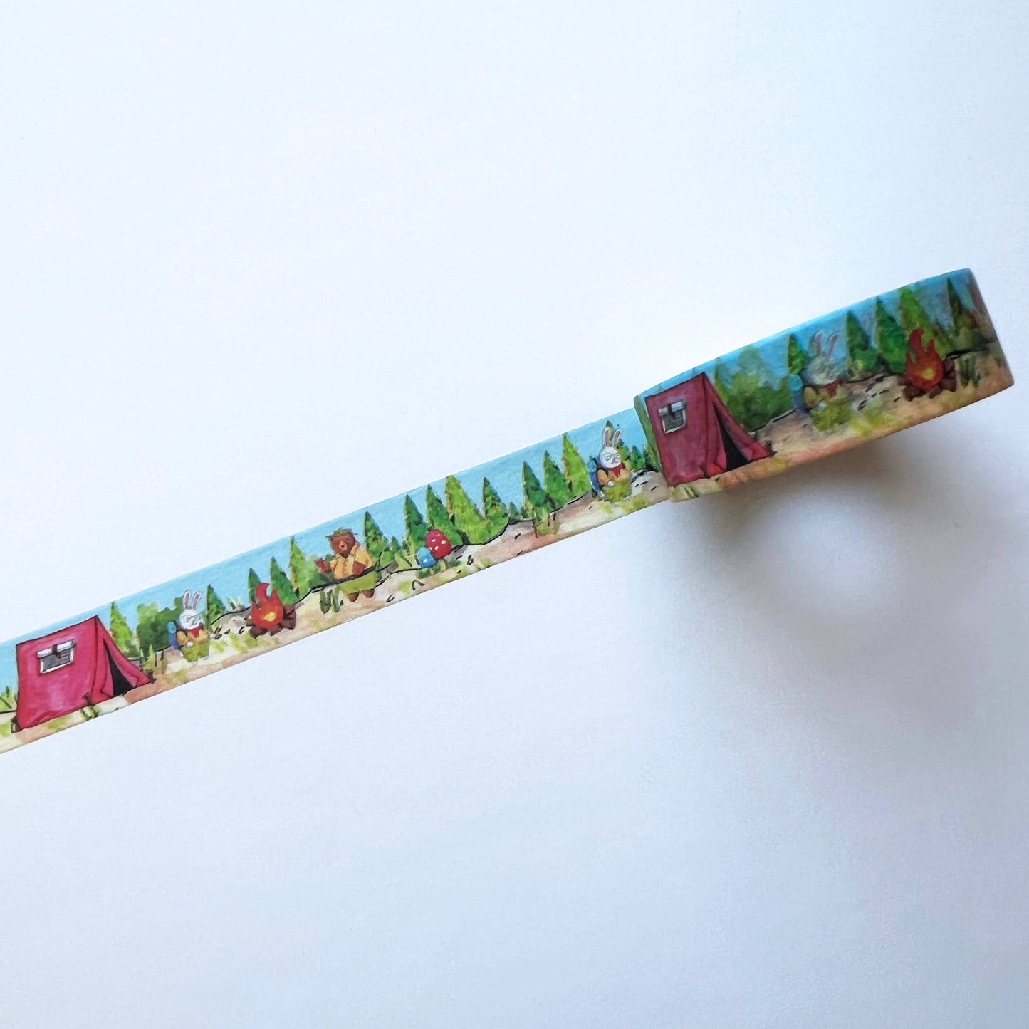 Camping Friends 15mm Washi Tape