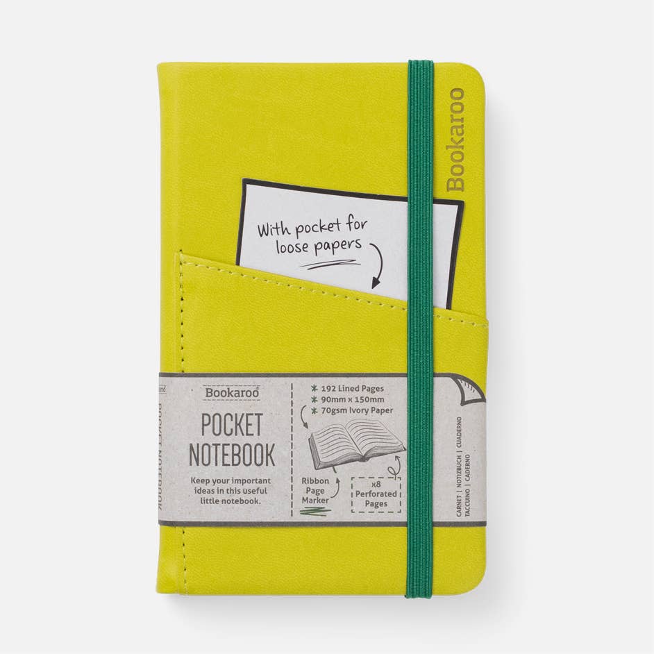 Bookaroo A6 Pocket Notebook: Charcoal