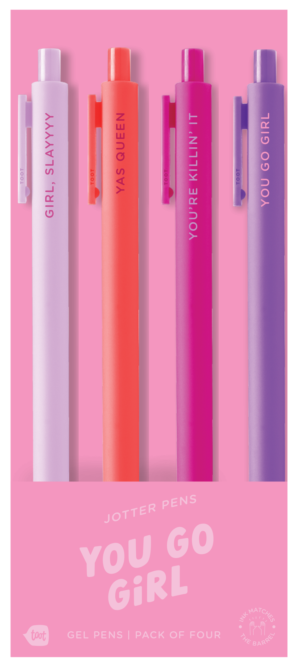 Jotter Sets 4 Pack (Topseller!!): You Go Girl