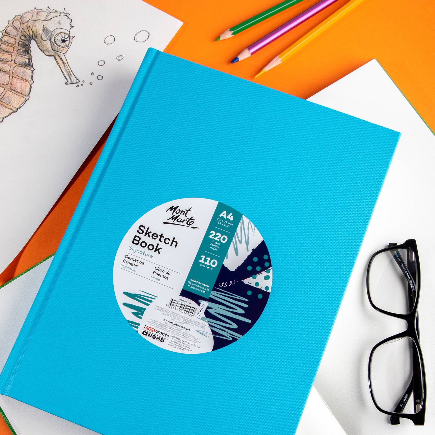 Sketch Book Signature A4 220 Pages 110gsm
