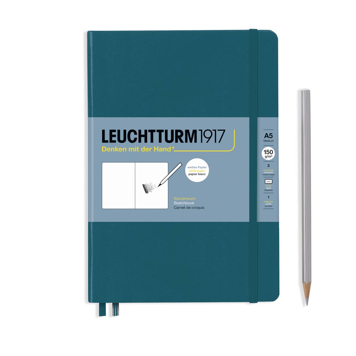 Sketchbooks - 150g/m² Paper Plain: Square / Lemon