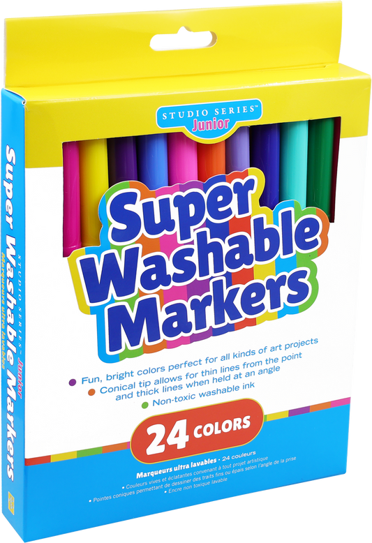 Super Washable Markers (Set of 24 Colors),Super Washable Markers (Set of 24 Colors)