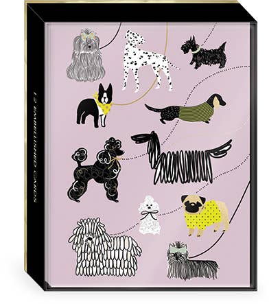 Window Box Notecards SKETCHED PETS DOGS