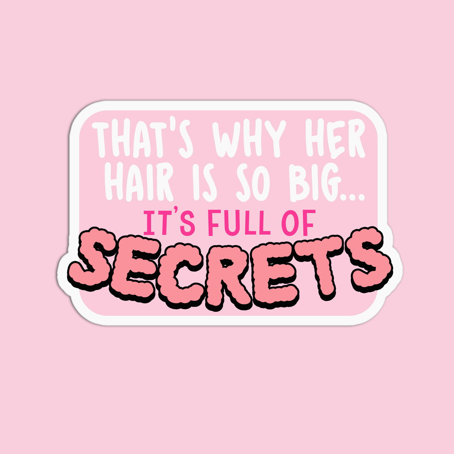 Mean Girls Secrets Vinyl Waterproof Stickers