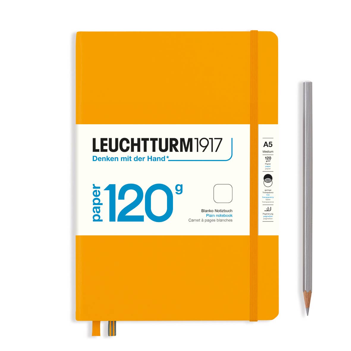 120g Notebook Edition, Medium, 203 p.: Navy / Dotted