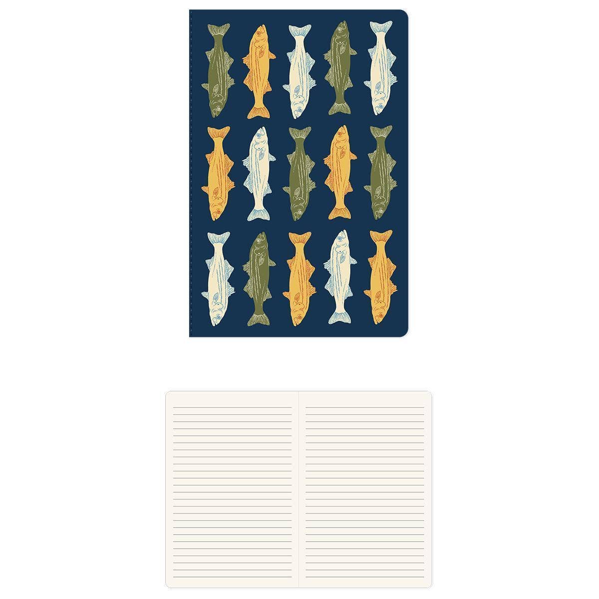 Sporting Goods Fish Notebook Set of 2