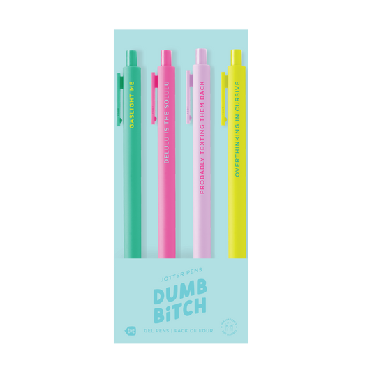 Jotter Sets 4 Pack: Dumb Bitch