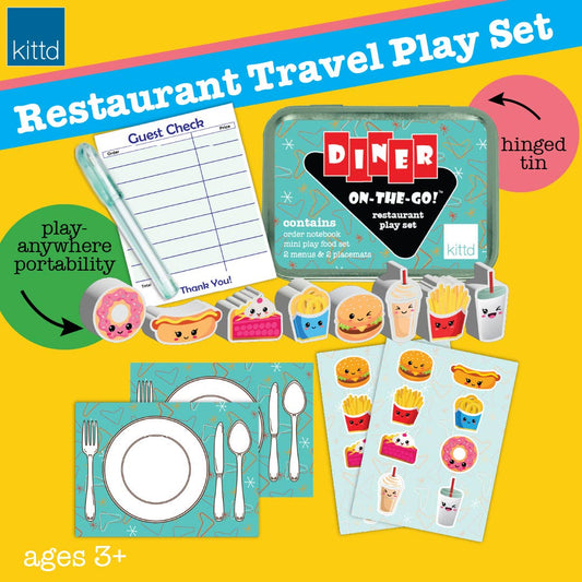 Diner On-the-Go Summer Travel Game Gift Kids Toy Gift