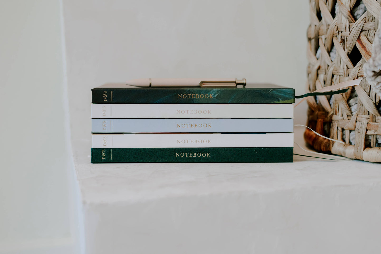 Blank Journal Notebook - Flat Lay Diary Journal Hardcover : Garden Party