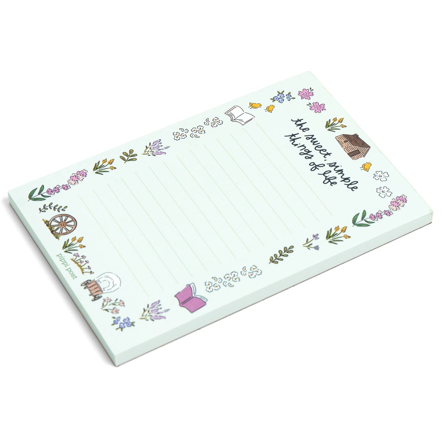 Sweet Simple Little House on Prairie 4x6 Notepad
