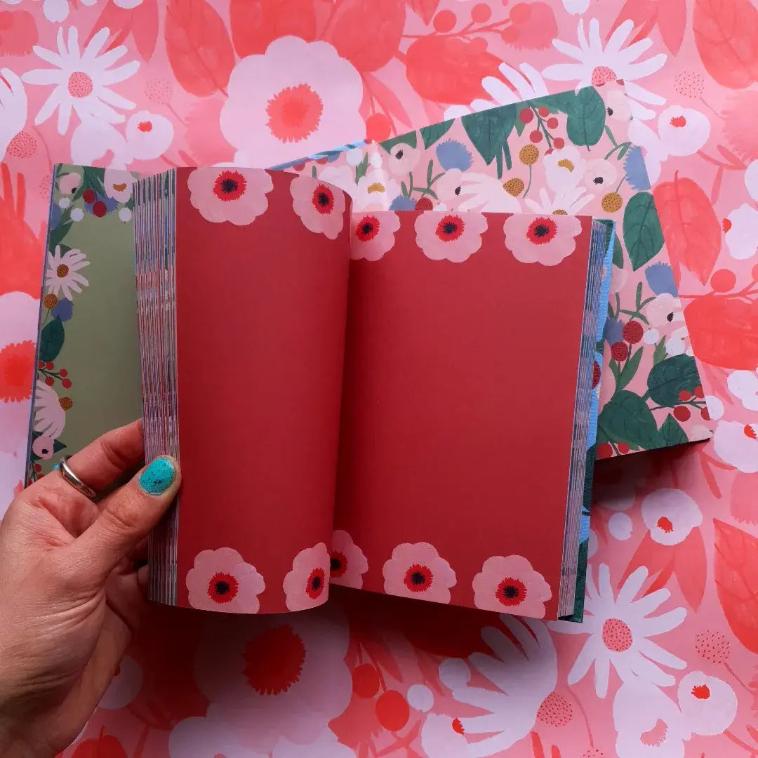 Big Pink Illustrated Journal  - AS 056