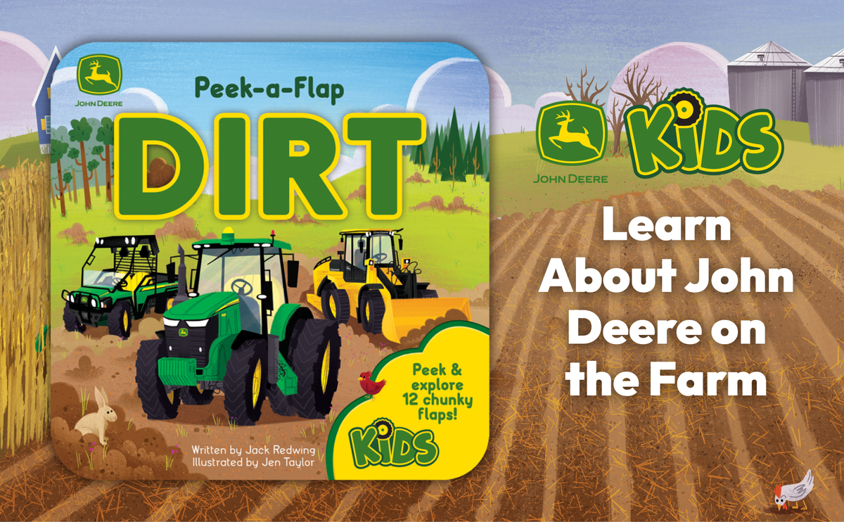 John Deere Kids Dirt Lift a Flap Board Book