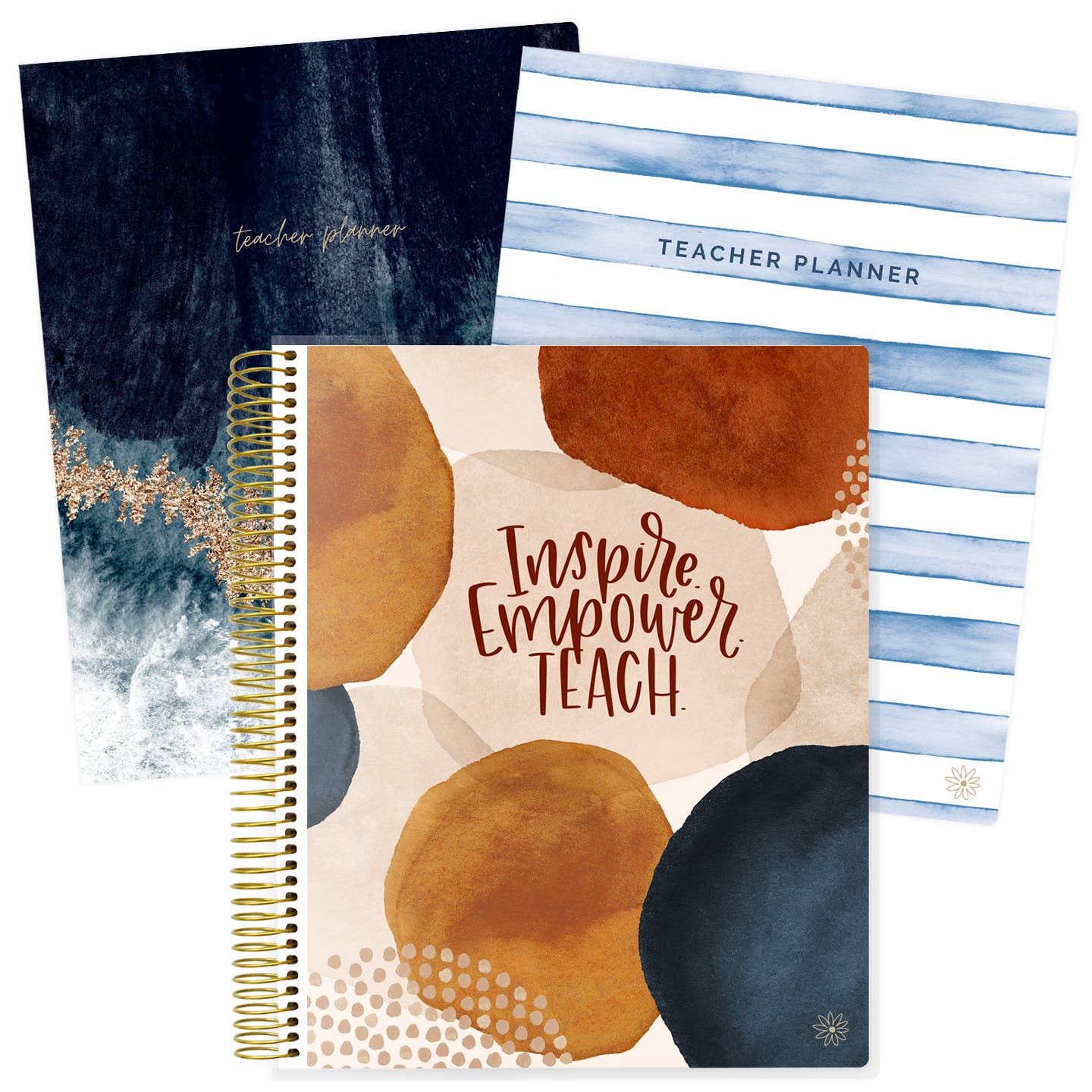 Undated Teacher Planners, Interchangeable: Neutral