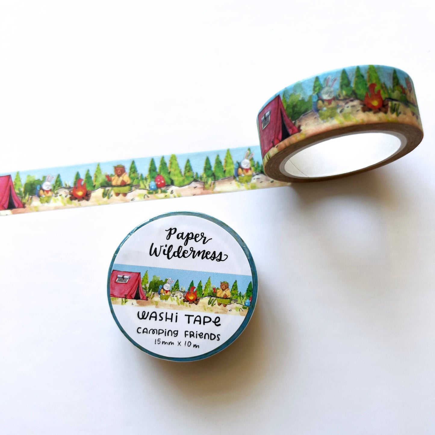 Camping Friends 15mm Washi Tape