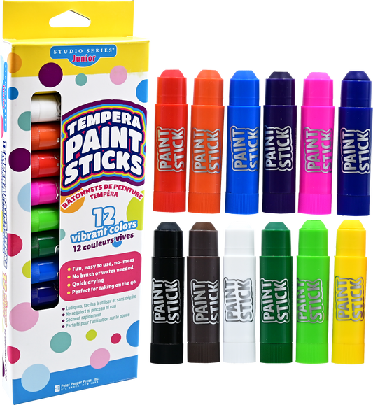 Studio Series Junior Tempera Paint Sticks (set of 12)