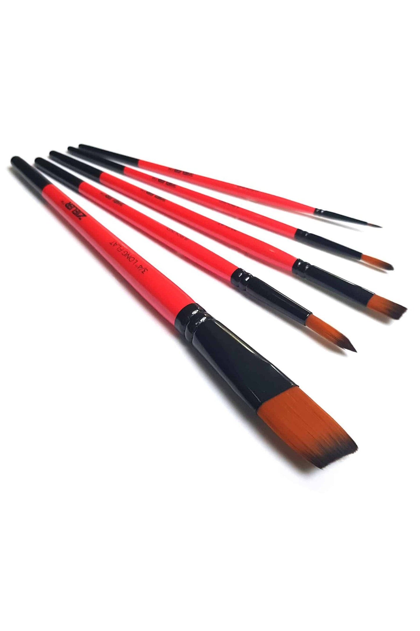 Zieler® Premium Acrylic & Oil Brush Wallet (Set Of 5)