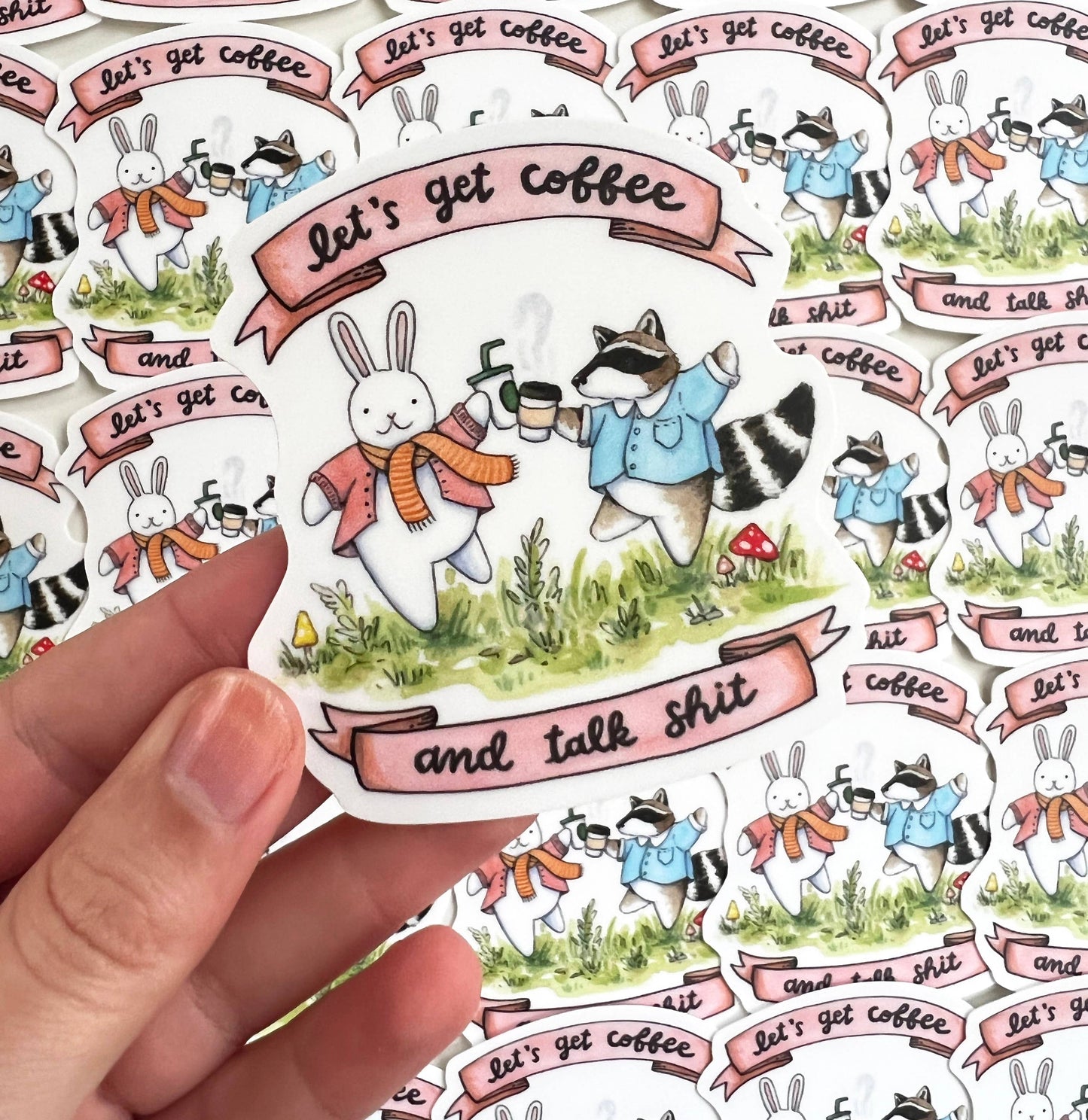 Coffee And Talking Shit Sticker