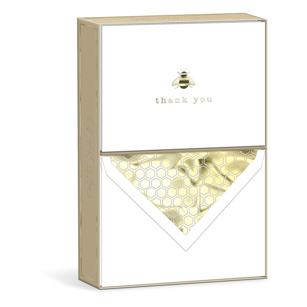Elegant Boxed Thank You Note Cards Bee