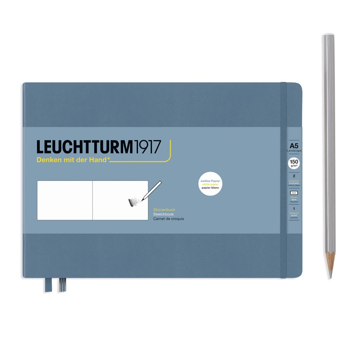 Sketchbooks - 150g/m² Paper Plain: Square / Lemon