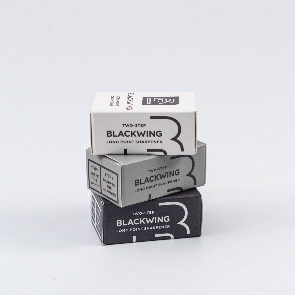 Blackwing Two-Step Long Point Sharpener: White