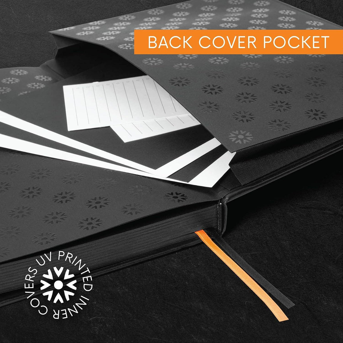Notsu Pitch Black Paper Notebook B5 Journal Blank Sketchbook