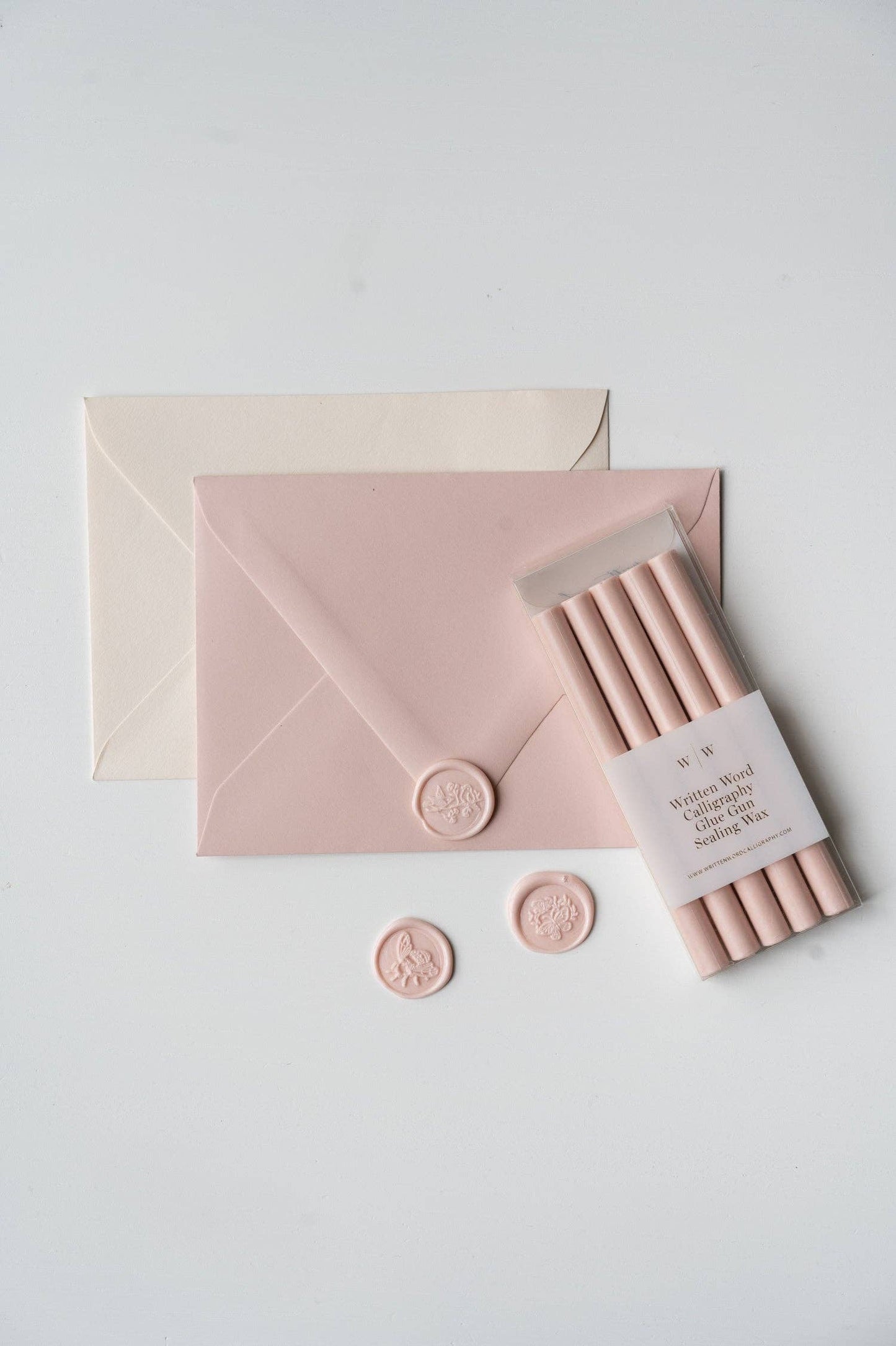 Blush Glue Gun Sealing Wax (Box of 5 Sticks)
