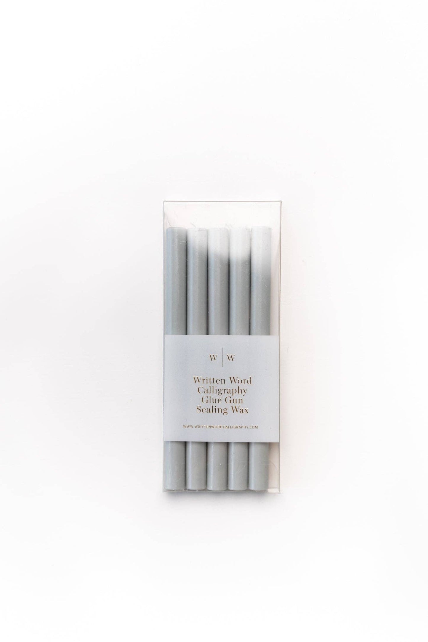 Pale Gray Glue Gun Sealing Wax (Box of 5 Sticks)