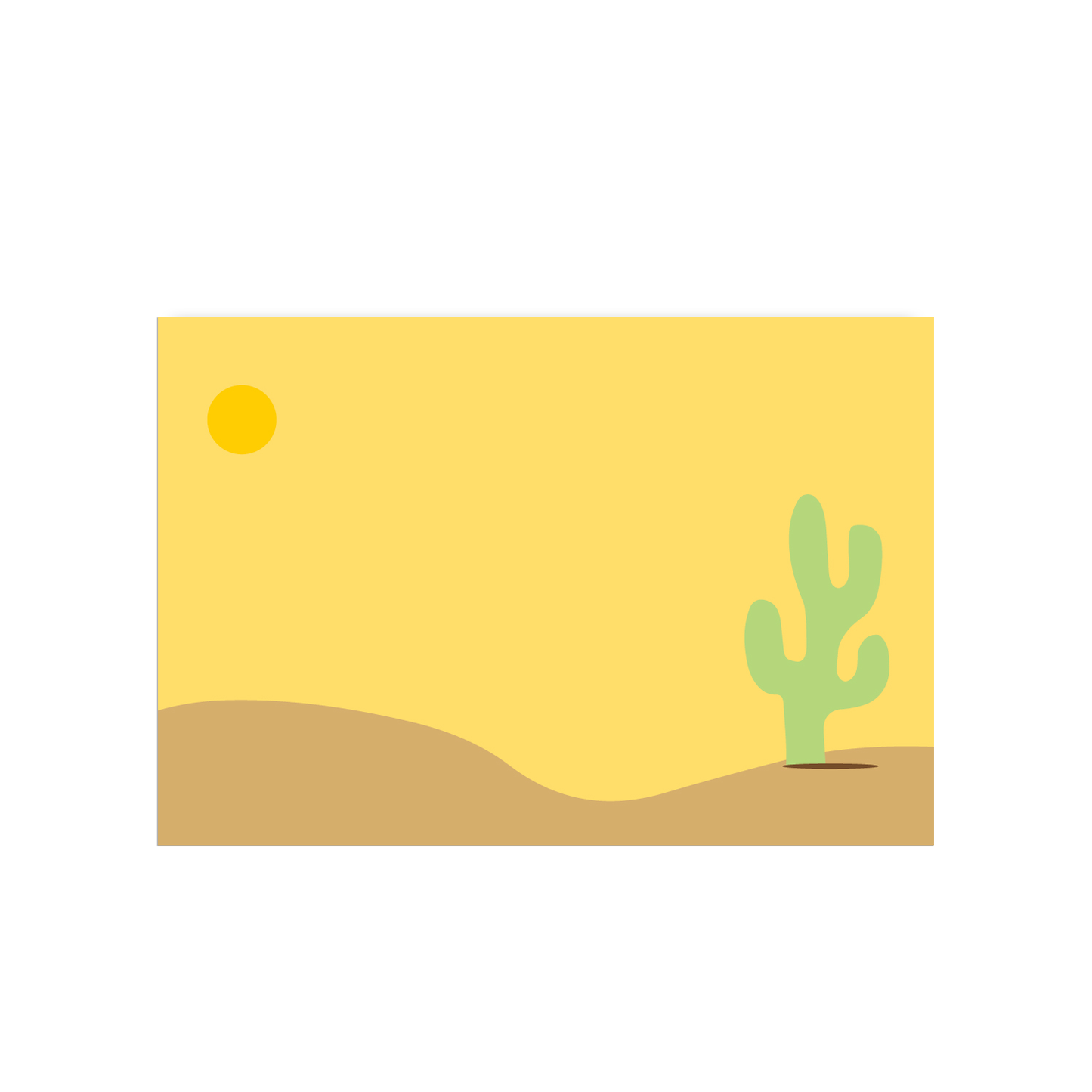 Mini Notecard Set of 60 - Desert Cactus Arizona Texas 