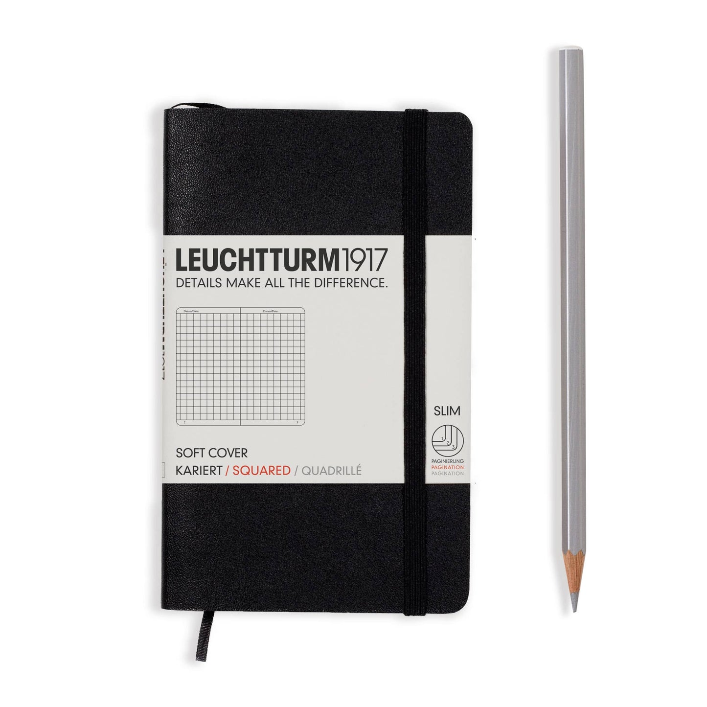 Notebooks - Pocket (A6): Stone Blue / Hardcover / Dotted