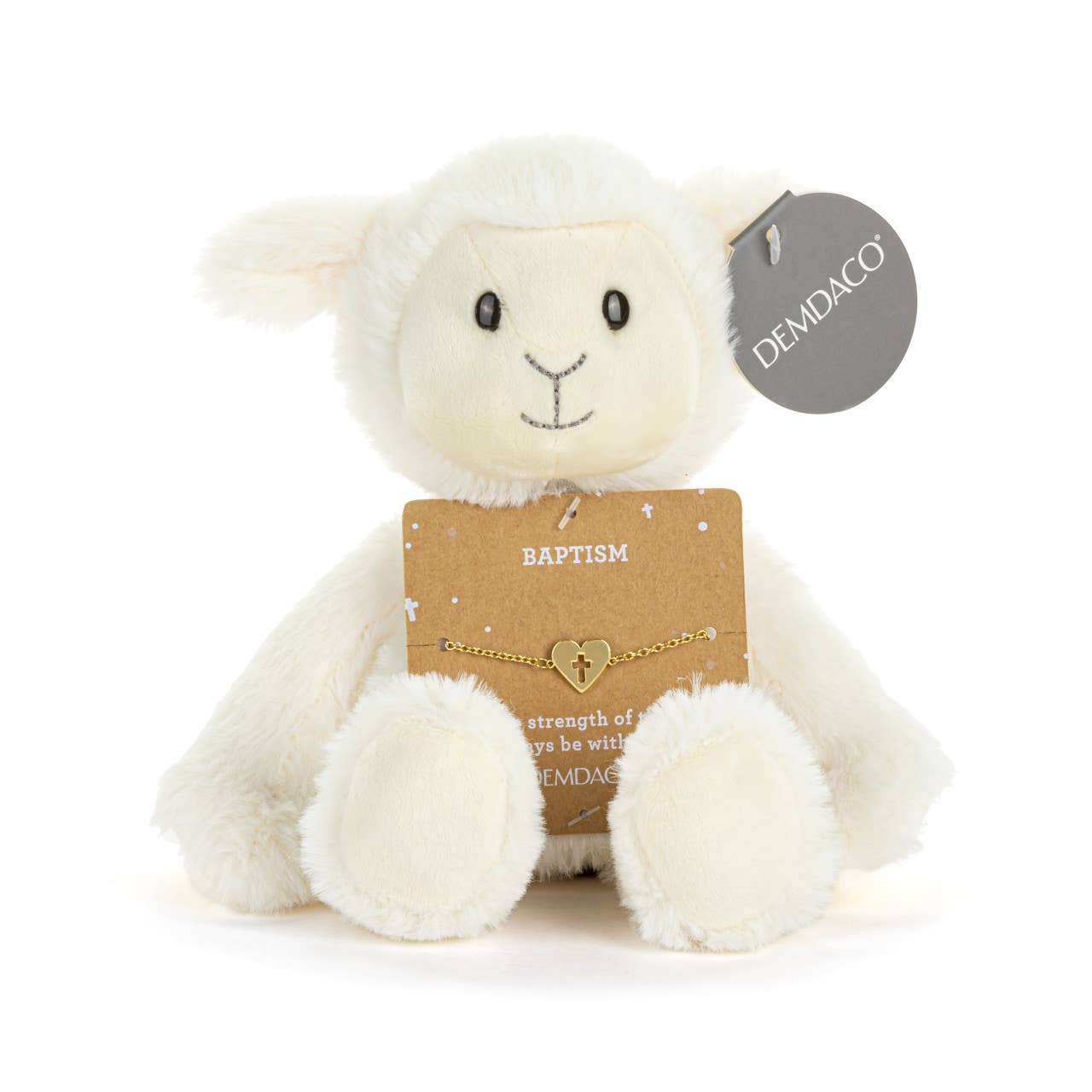Baptism Lamb + Bracelet - 8in