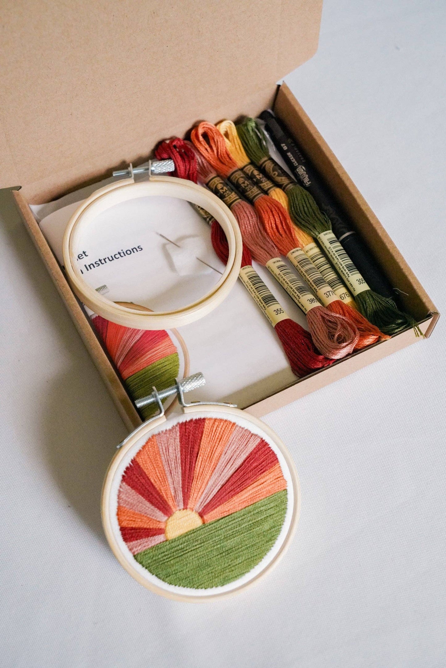 Mini Sunset 3" Hoop DIY Embroidery Kit