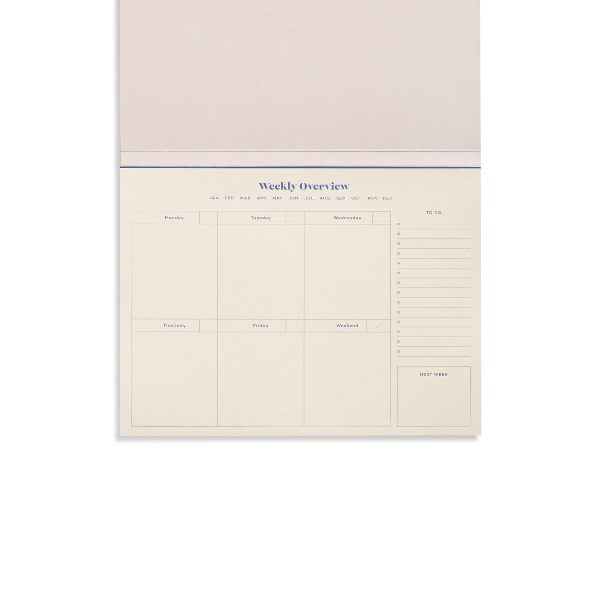 Weekly Desk Planner, Undated - Joy