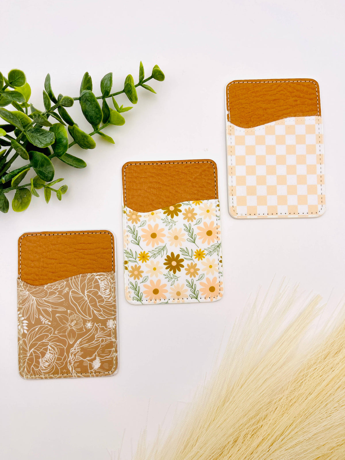 Stick-On Phone Wallet | Adhesive Card Holder for Phone : 13