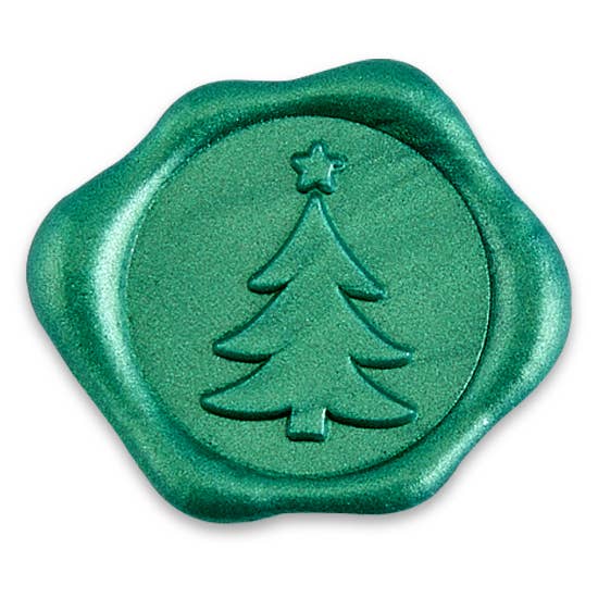 Christmas Adhesive Wax Seal Stickers 1 1/4" - 25 Pk