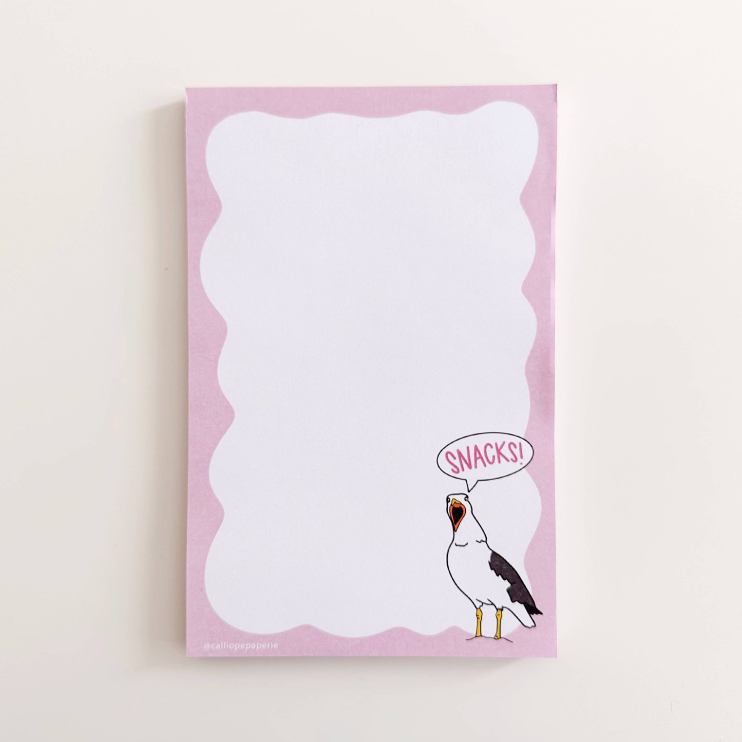 Seagull Demands Snacks Notepad