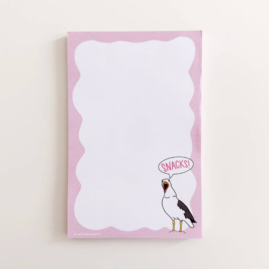 Seagull Demands Snacks Notepad