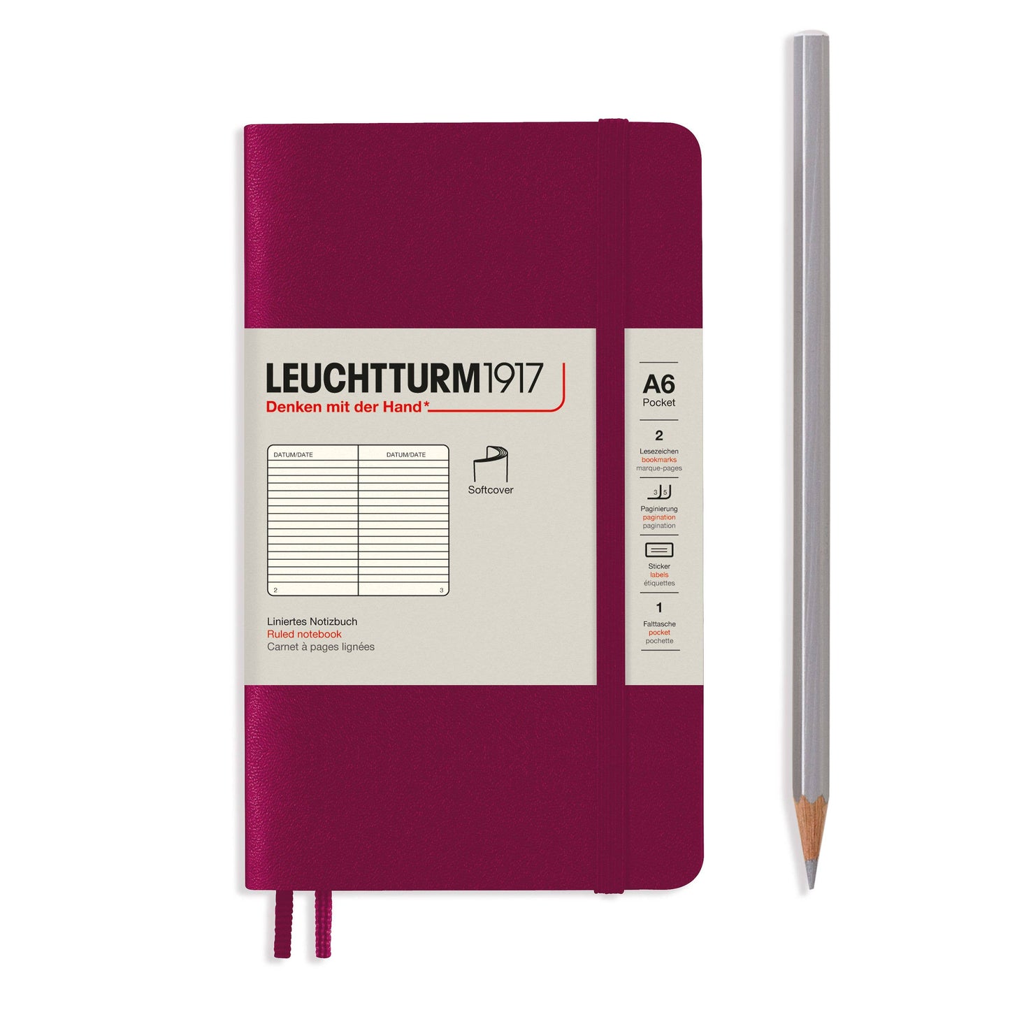 Notebooks - Pocket (A6): Dusty Rose / Hardcover / Dotted
