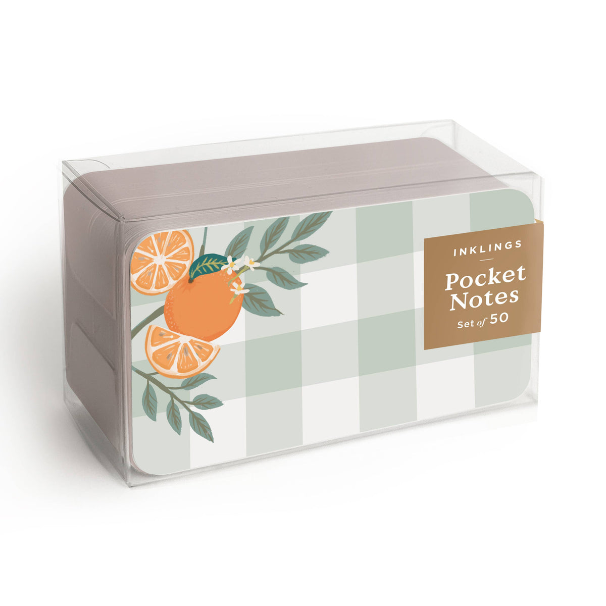 Pocket Notes™ - Orange Gingham