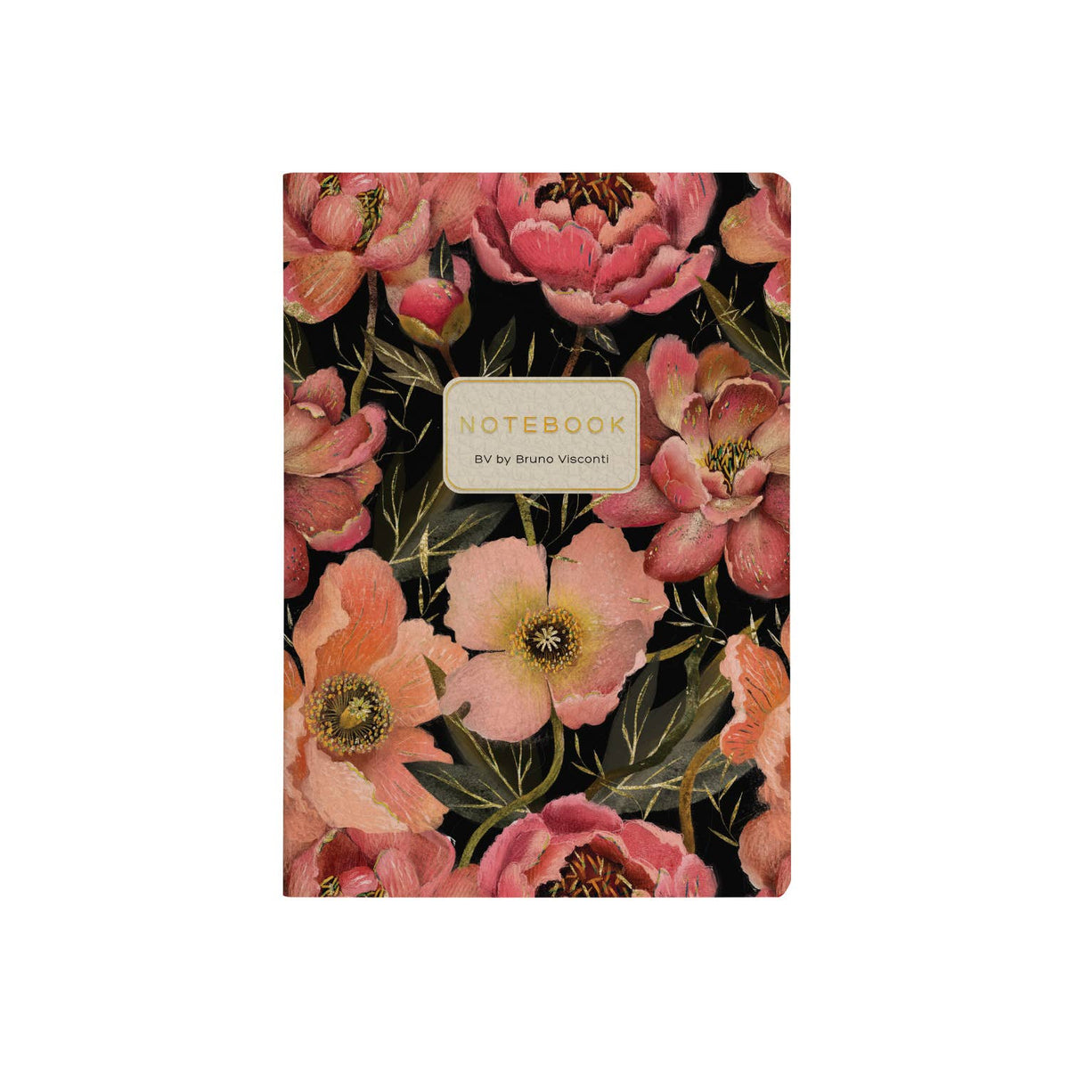 Vegan Leather A6 Passport Notebook - Pink Blossoms