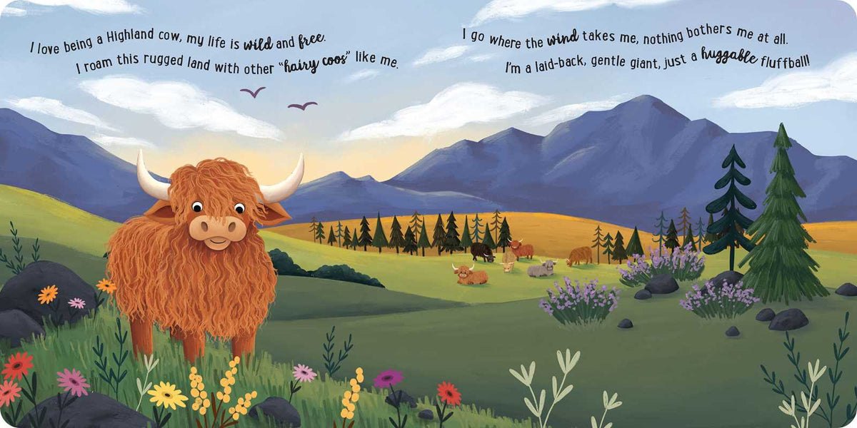 I Love Being a Highland Cow: Padded Board Book by Em Bruce: Board Books; 22 pages / English