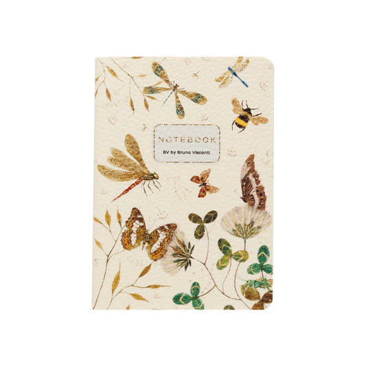 Vegan Leather A6 Passport Notebook - Butterflies and Friends