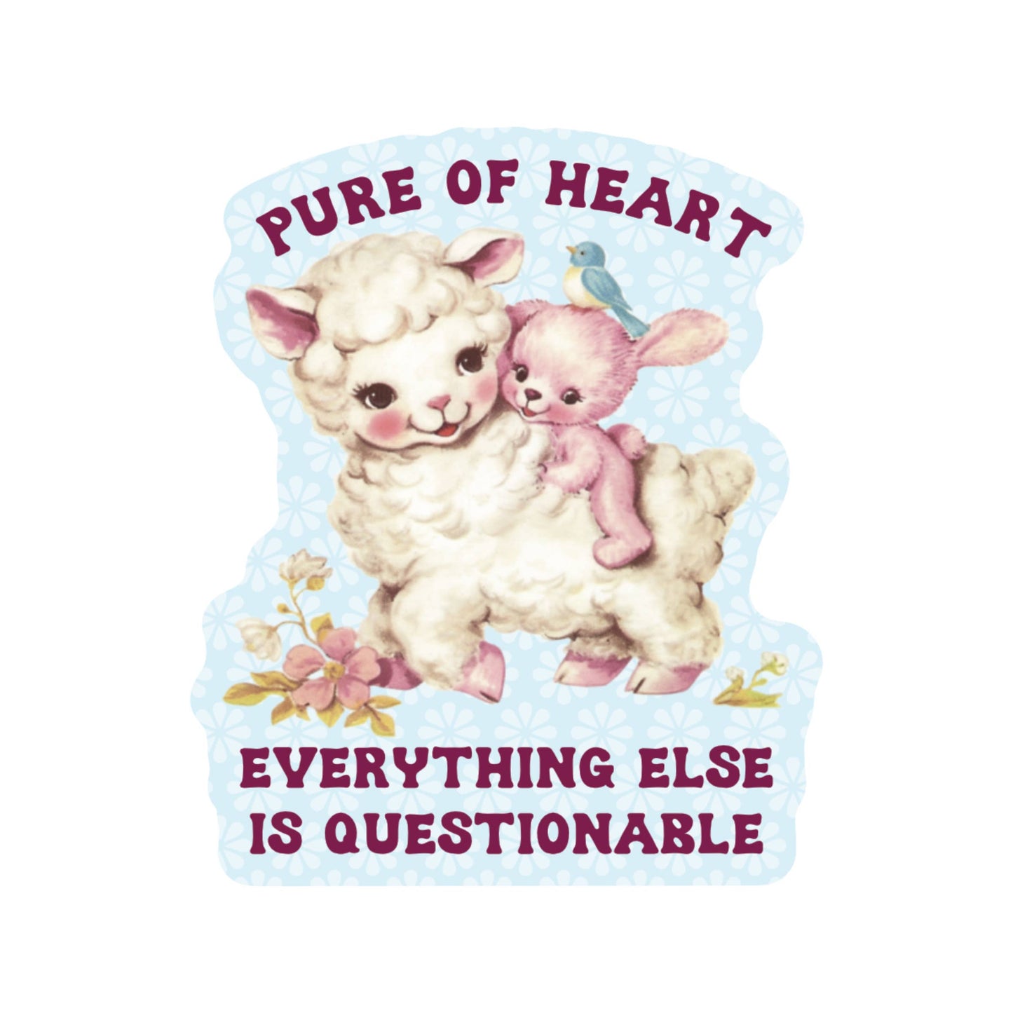 Vintage Animals Funny Sarcastic High Quality Vinyl Sticker