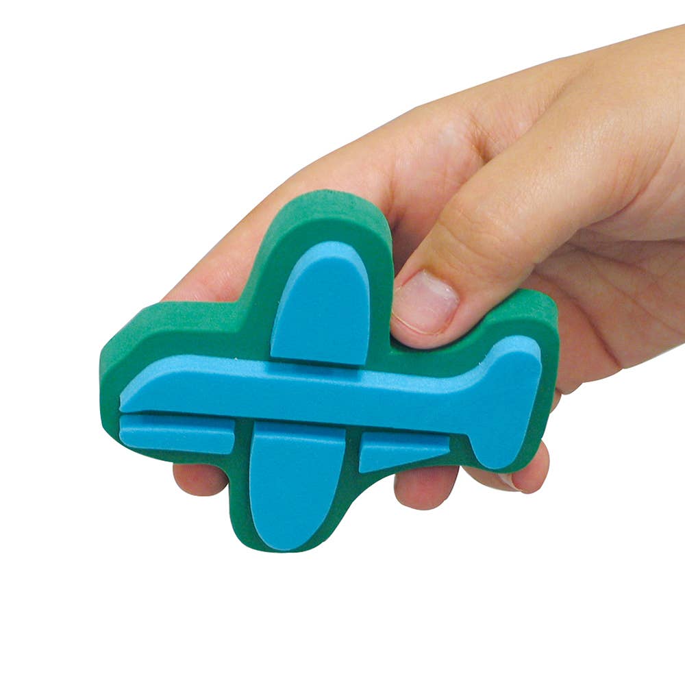 8 Piece Jumbo Ink Transportation Stampers for Kids