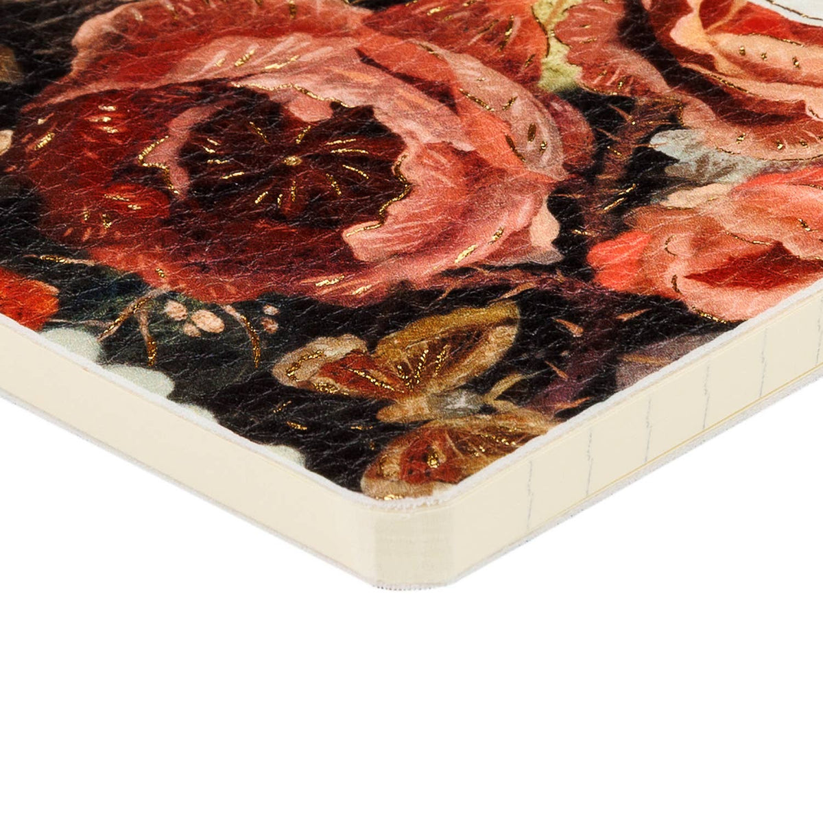 Vegan Leather A6 Passport Notebook - Lush Bouquet