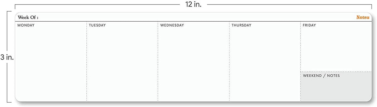 Weekly Planning Pad Lite - Compact (50pg)