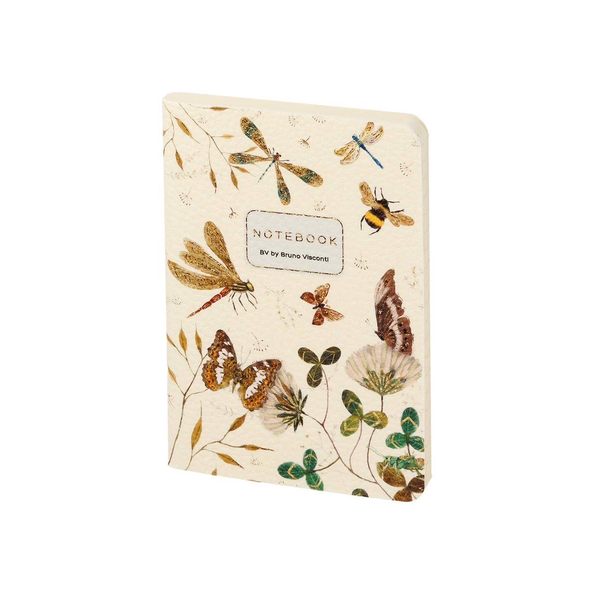 Vegan Leather A6 Passport Notebook - Butterflies and Friends